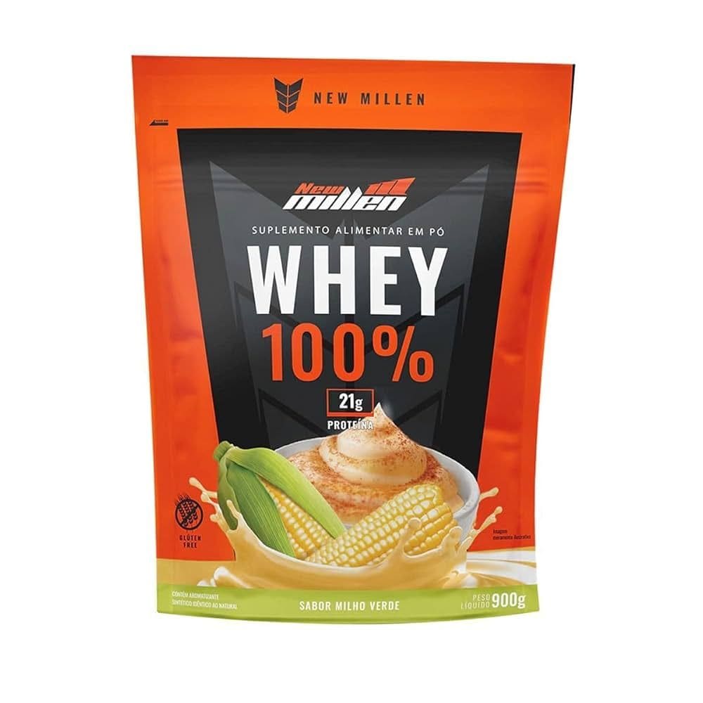 Whey 100% Milho Verde 900G Refil