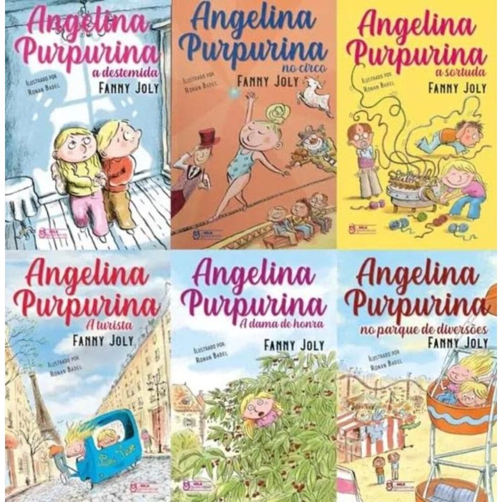 Angelina Purpurina Kit 6 Volumes - Parte 2