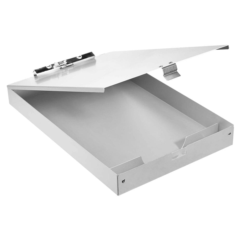 Prancheta de armazenamento Amazon Basics Alumínio 14x9cm, pacote com 8