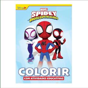 Livro - Marvel Colorir Atividades Educativas - Spidey