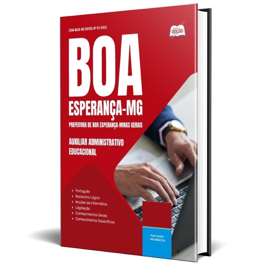 Apostila Prefeitura Boa Esperança Mg 2025 Auxiliar