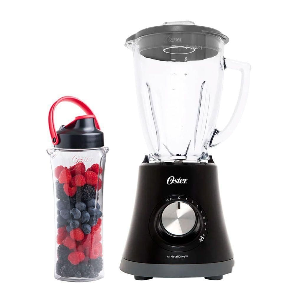 Kit Oster Super Chef Liquidificador E Jarra Blend N Go Preto 110V