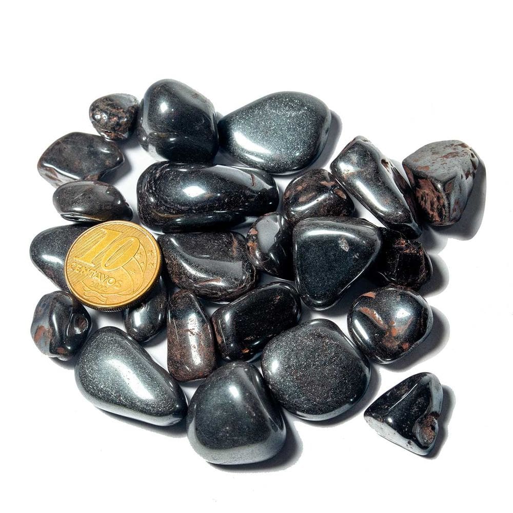 200g Hematita Rolado Pedra Natural P 10 a 20mm Classe B