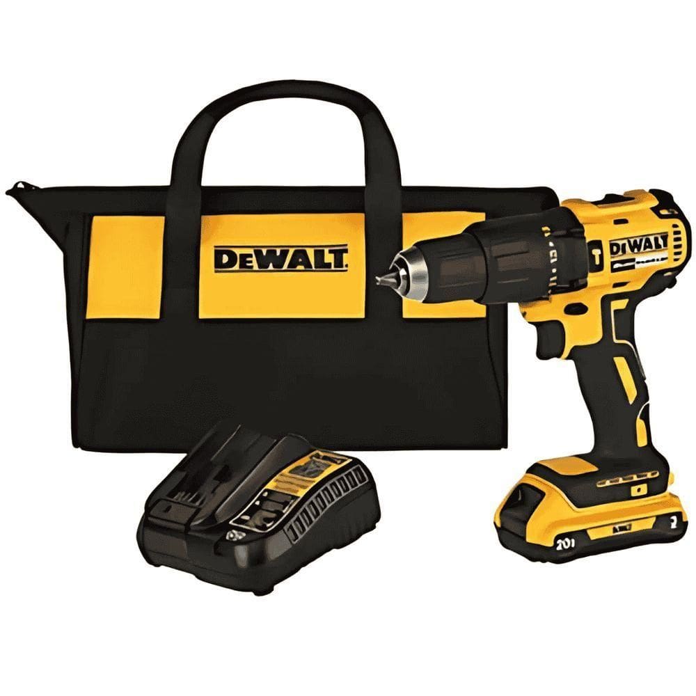 Furadeira E Parafusadeira Profissional De Impacto Dewalt Modelo DCD7781D1 1 Bateria 1 Carregador 20V