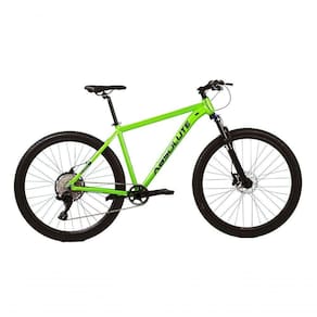 Bicicleta Aro 29 Absolute Nero 5 Aluminio 12v Garfo Com Trava K7 Freios Hidráulicos Kit 1x12 - Verde Tam.15
