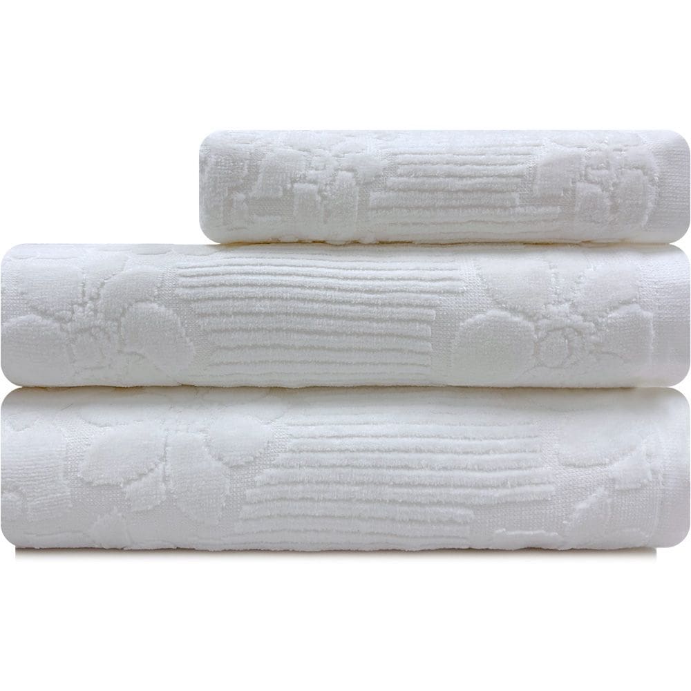 Jogo de Toalha Buddemeyer Lollipop 100% Algodão Aveludada 3 peças Banho e Rosto