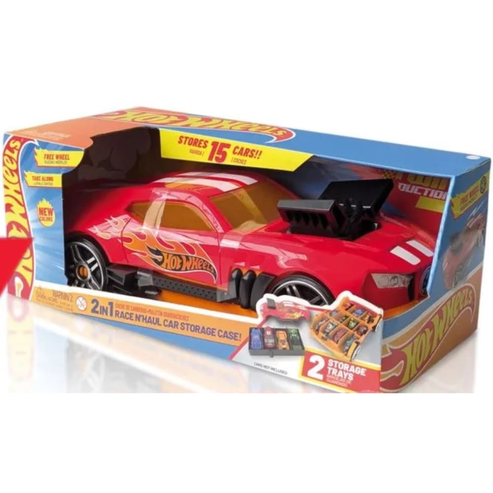 F0232-1 Hot Wheels Porta Carrinho Radical 2 Em 1 - Vermelho