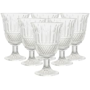 Jogo com 6 Taças Marine de Vidro Transparente para Suco ou Água 250ml