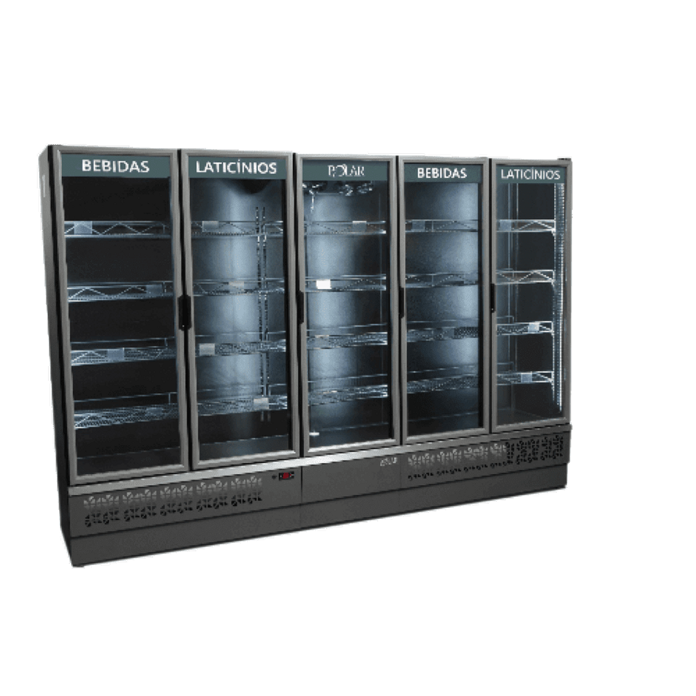Expositor Vertical Refrigerador Polar 5 Portas EVP285 220V