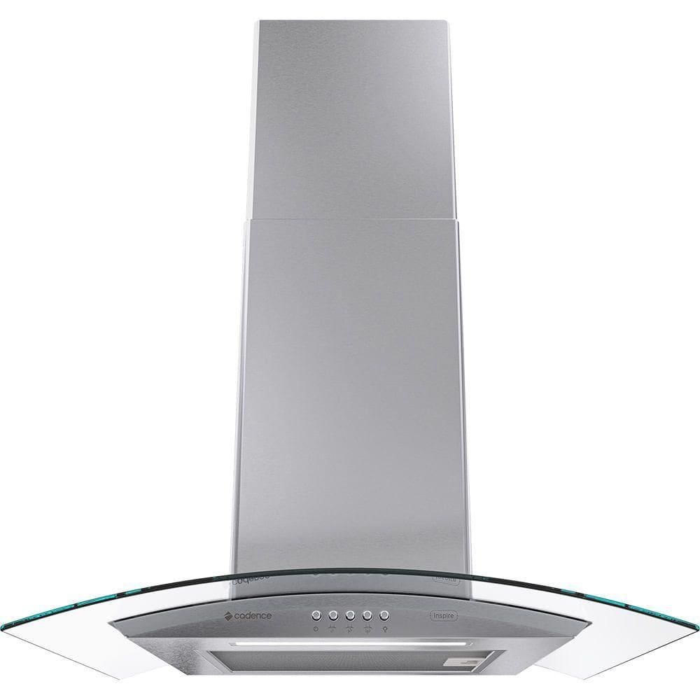 Coifa De Parede Cadence Inspire Vidro Curvo 60cm 220V