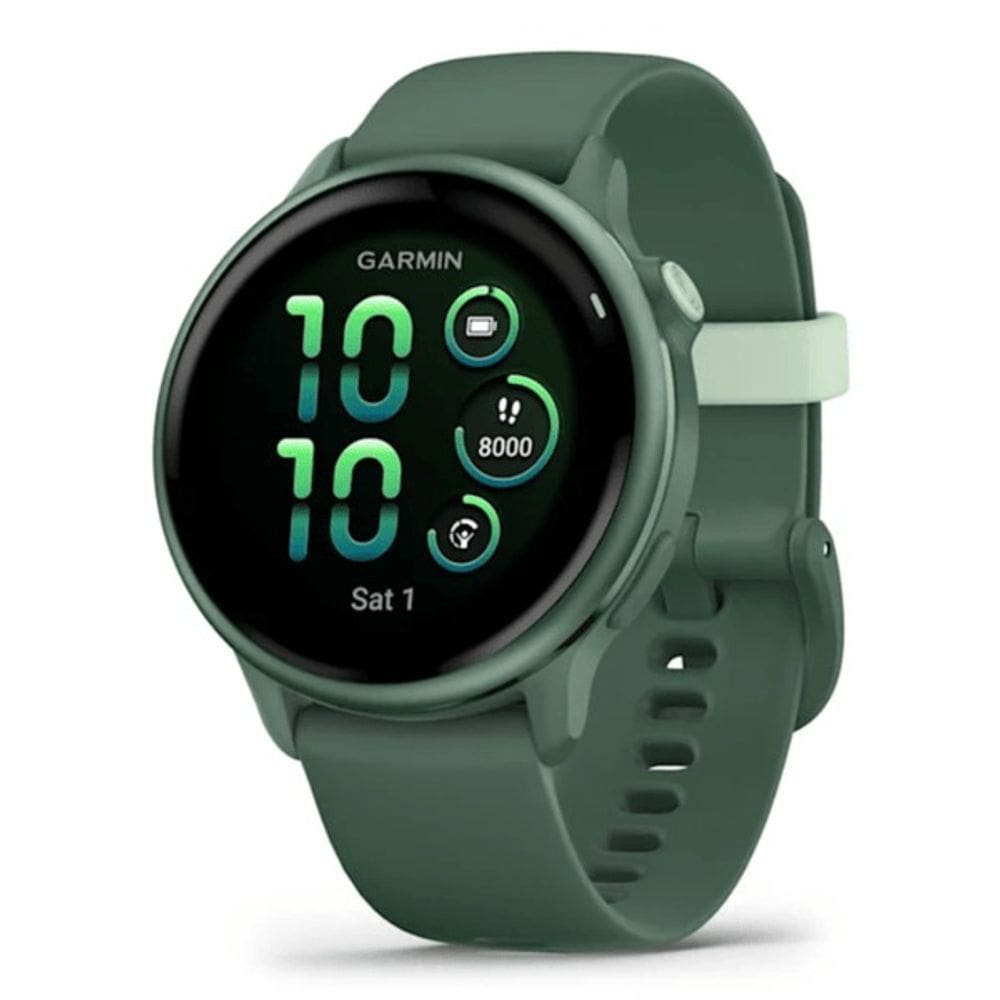 GPS Relógio Garmin Vívoactive 6 Jasper com pulseira de silicone Verde Jasper