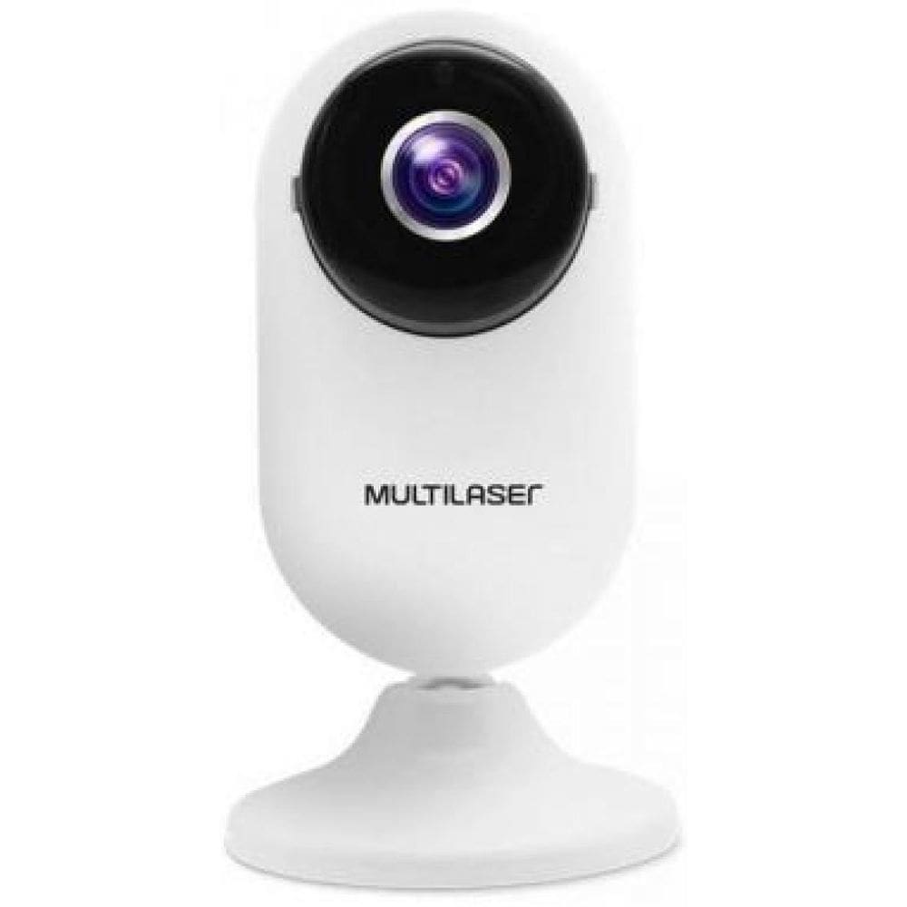 Câmera Interna Wi-Fi Full HD SE223 Branca 720p Multilaser