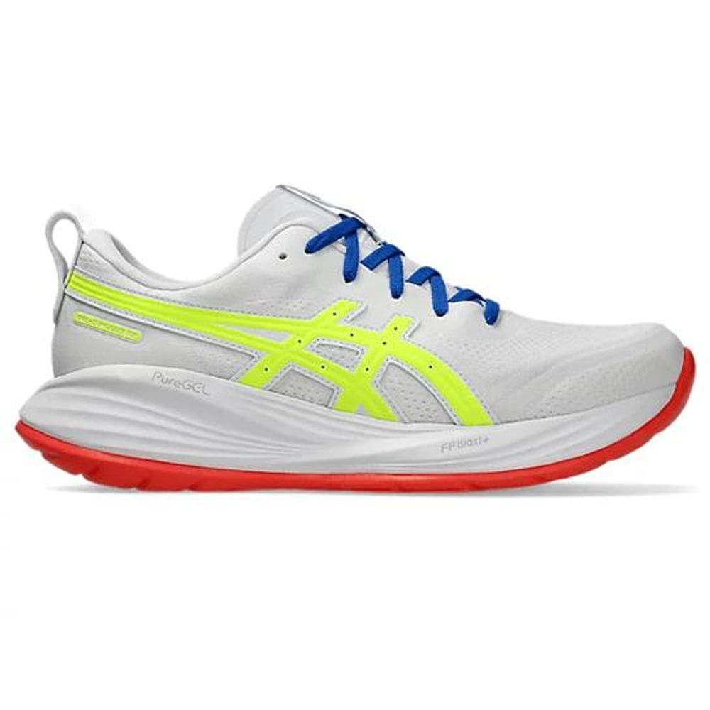 Tênis ASICS GEL-Cumulus 27 ATC - Feminino - Branco/Amarelo