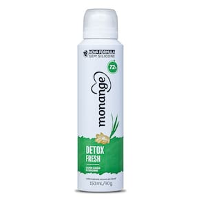 Desodorante Monange Detox Fresh Aerosol Antitranspirante 48h 150ml