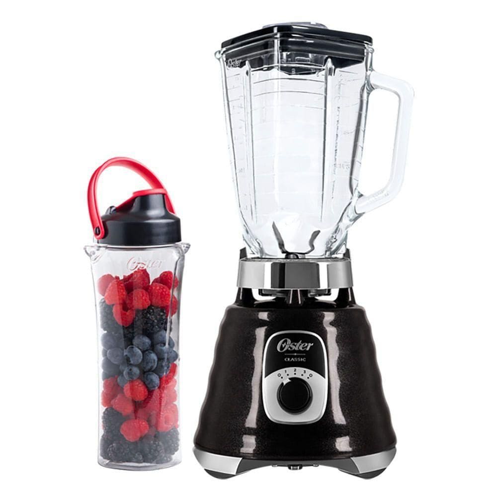 Kit Oster New Osterizer Liquidificador E Jarra Blend N Go Black 110V