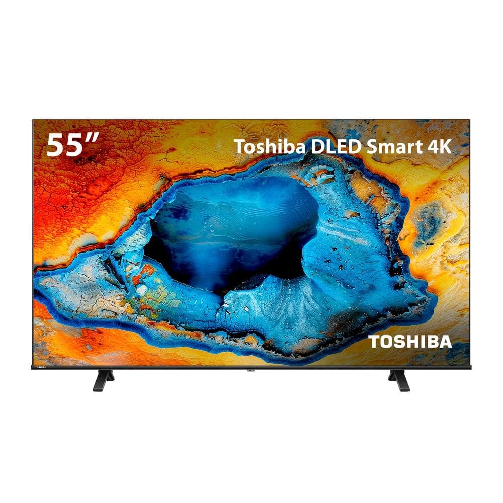 Smart TV DLED 55 4K DLED  Toshiba 55C350NS VIDAA 3 HDMI 2 USB Wi-Fi - TB030M