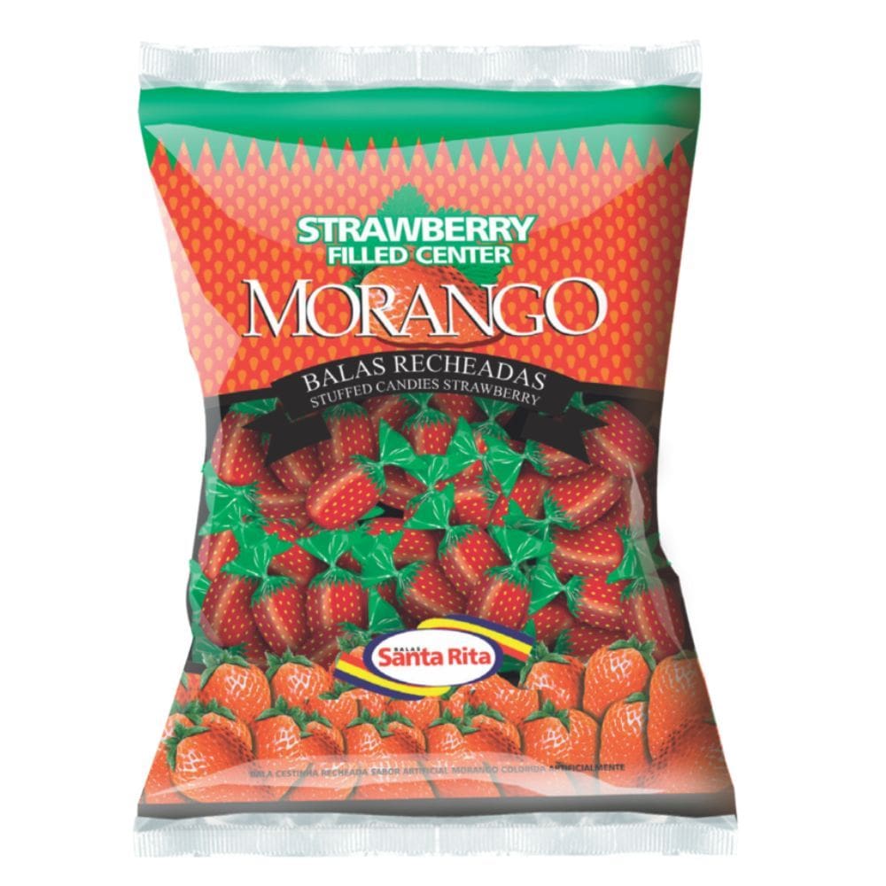 Bala Santa Rita Recheio Morango 150g
