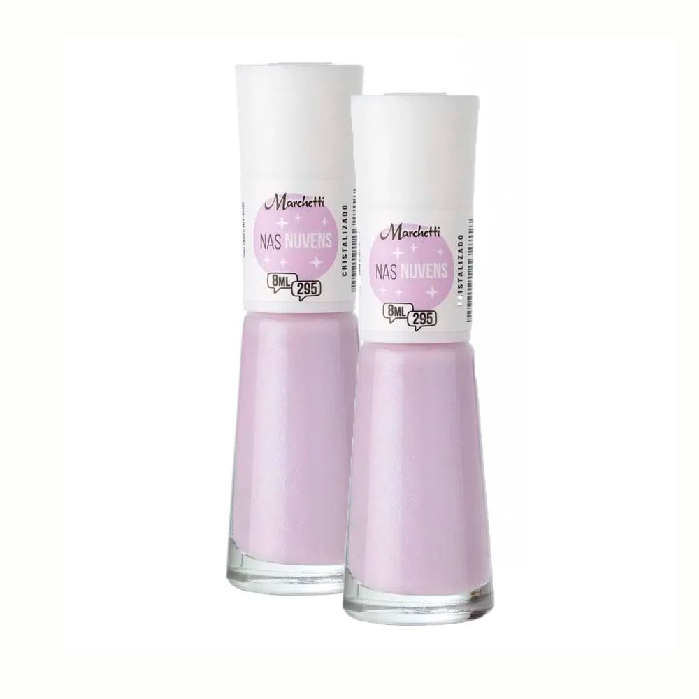 Kit 2 Esmalte Marchetti Coleção Cristalizados Nas Nuvens 295 com 8ml