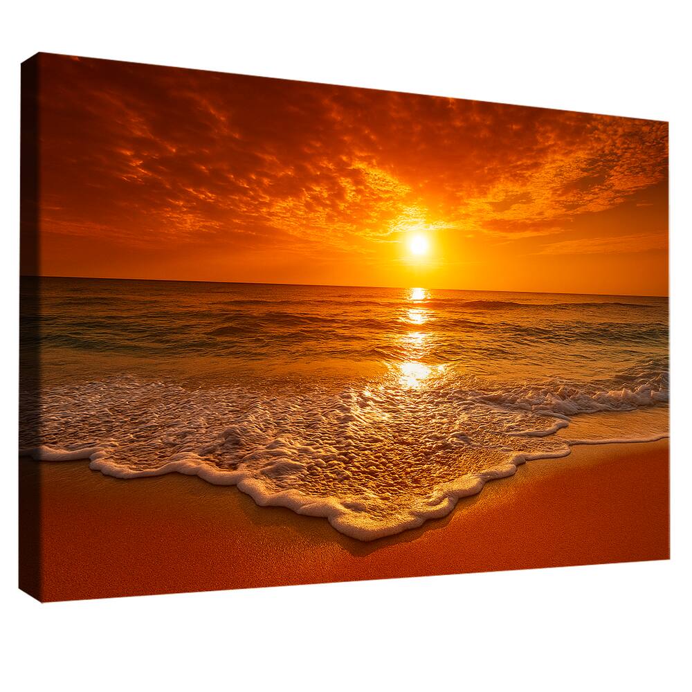 Quadro Decorativo Praia em Clima Tropical