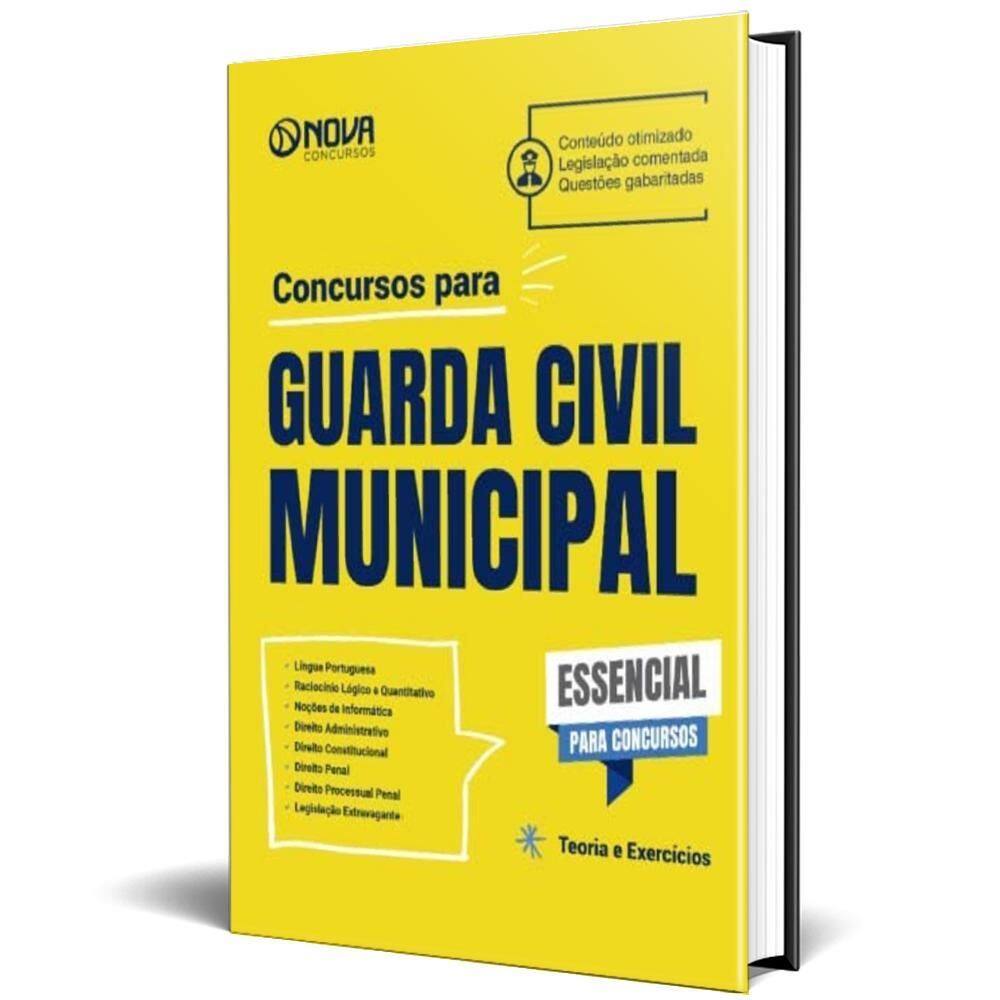 Apostila Essencial Concursos 2025 Guarda Civil Municipal