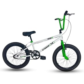 Bicicleta Pro-x Bmx Cross Serie 1 Aro 20 Branco / Verde Neon