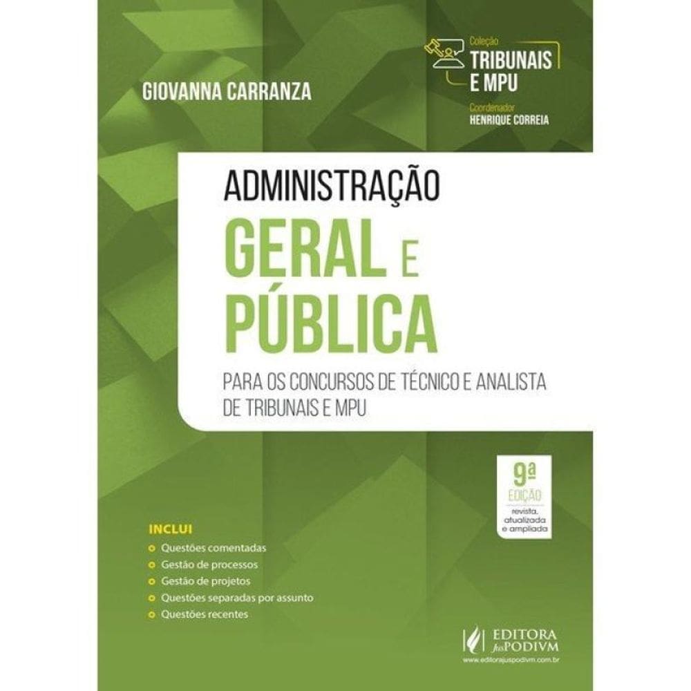 Administração Geral E Pública - 2025