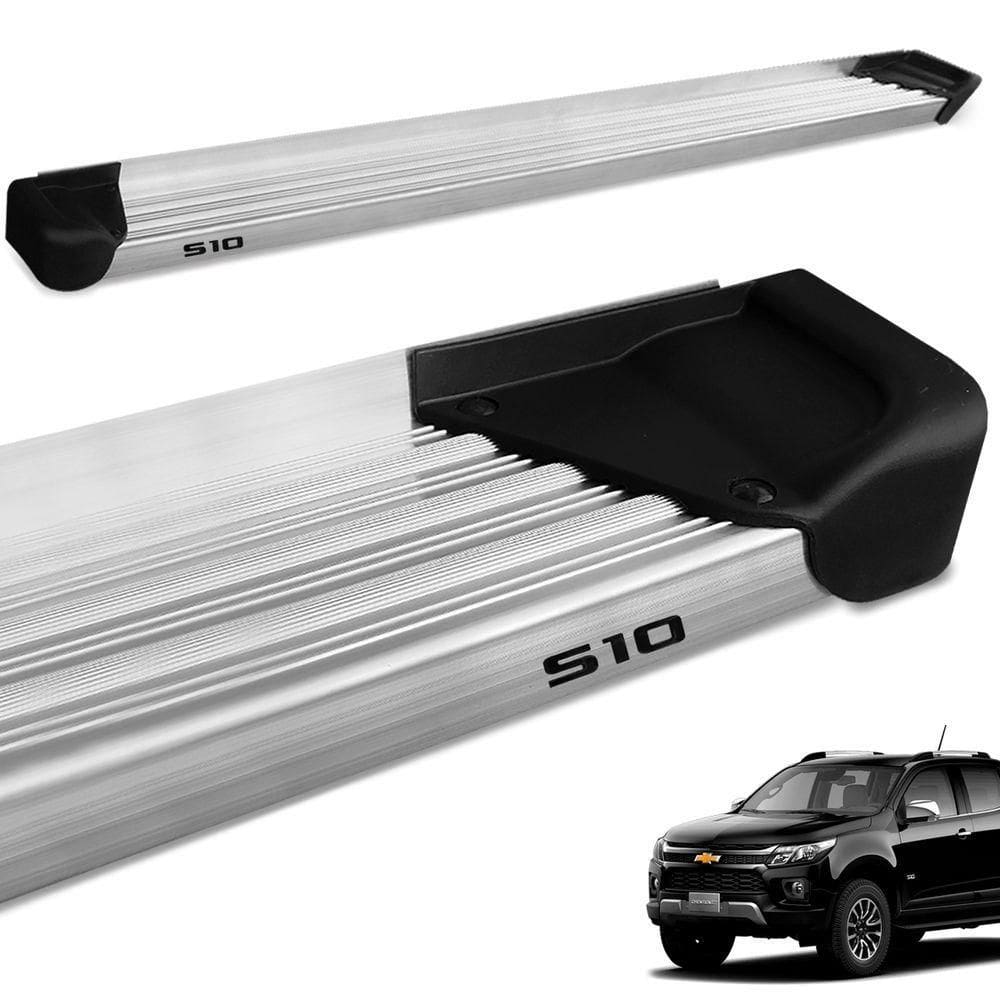 Estribo Lateral S10 Cd 2012 A 2024 Aluminio Natural A3