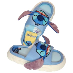 Stitch Chinelo Pantufa De Quarto Nuvem Unissex Adulto Oficial Disney