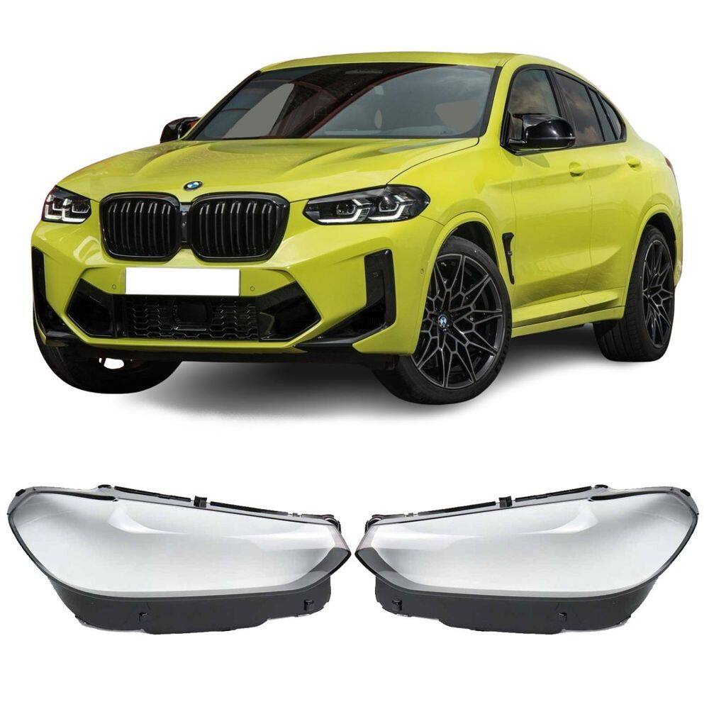 Lente Farol Bmw X3 G01 G08 X4 G02 M40I Par Motorista Carona