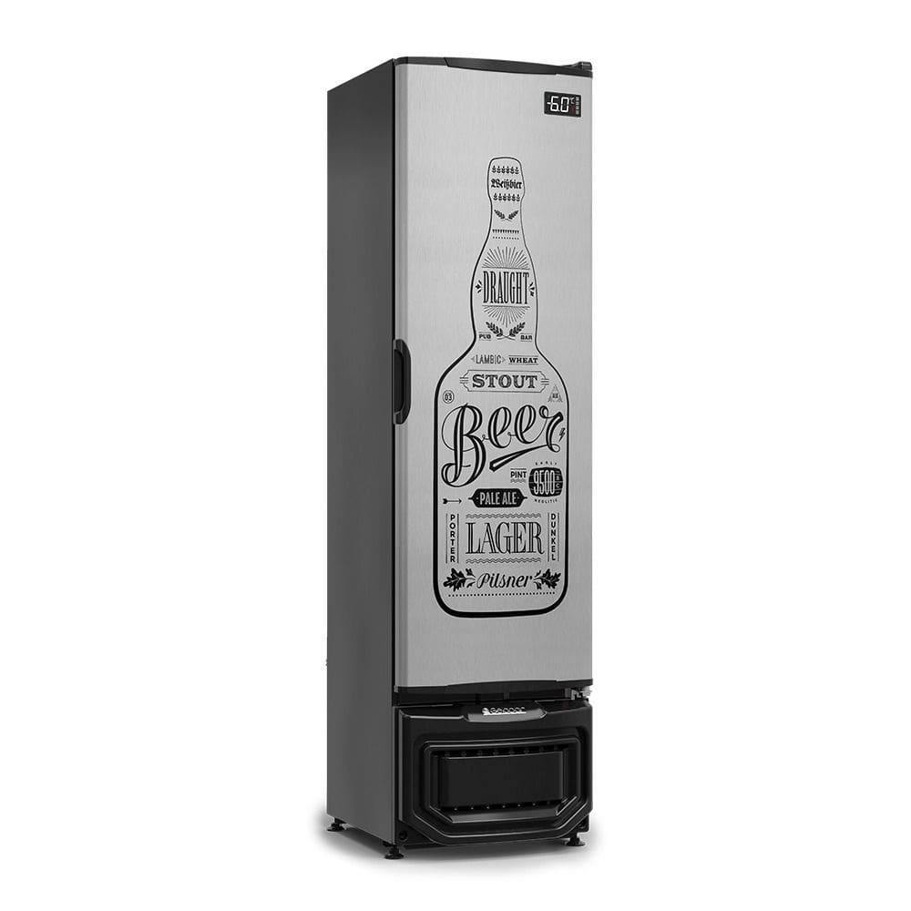 Cervejeira com Porta Cega Adesivada 228L GCB23EGW Gelopar 220V