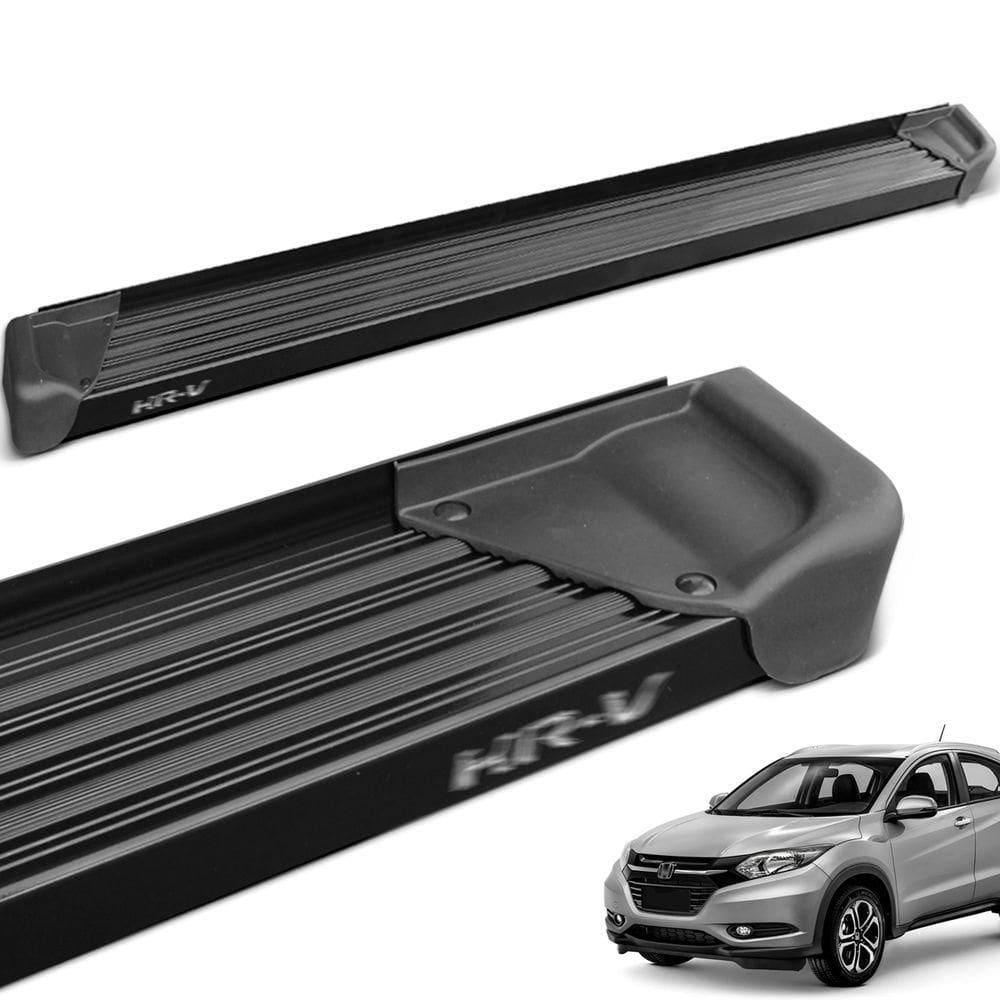 Estribo Lateral Hrv 2016 A 2021 Aluminio Preto A3