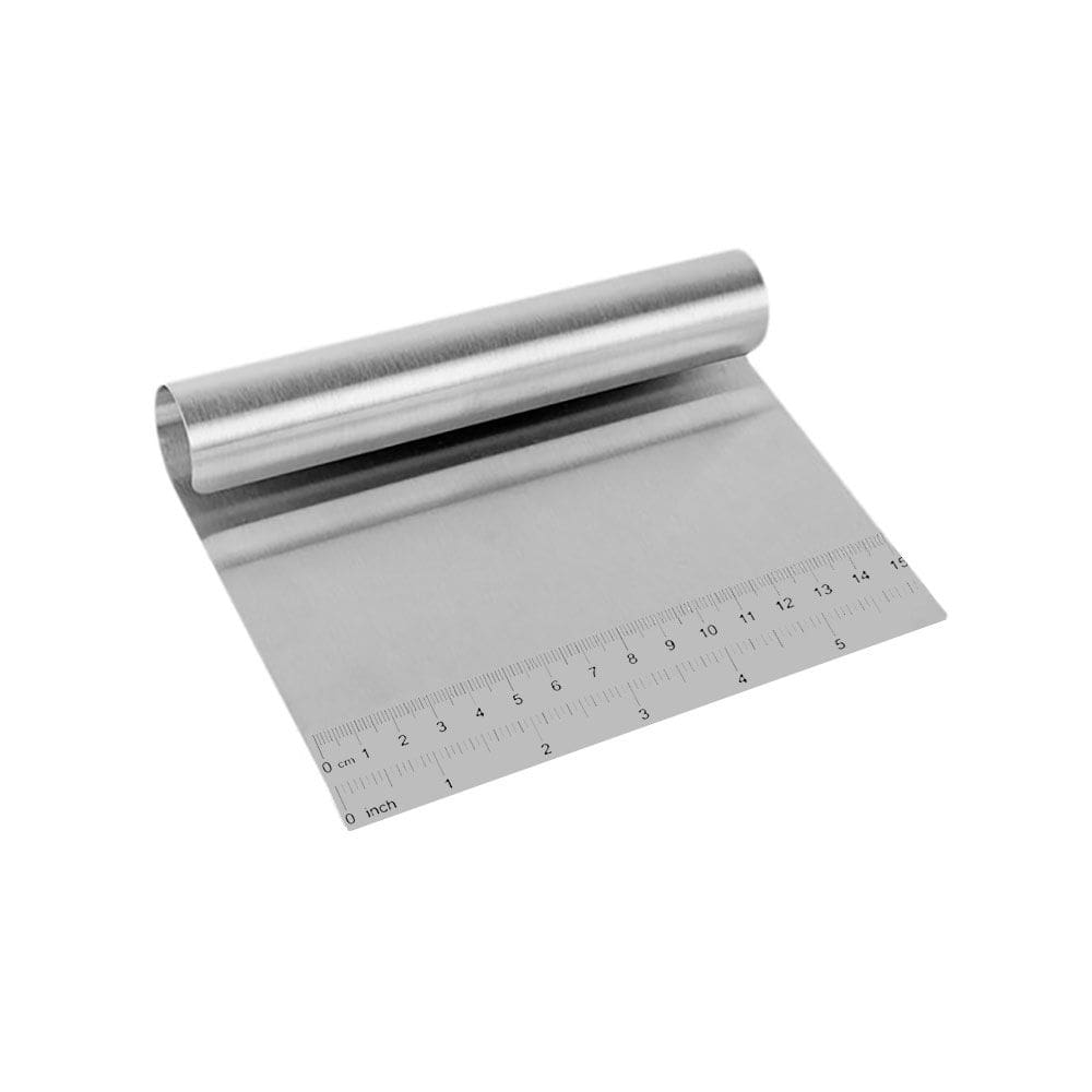 Espatula de Inox Raspador Cozinha Multiuso Cortador Massas Doces