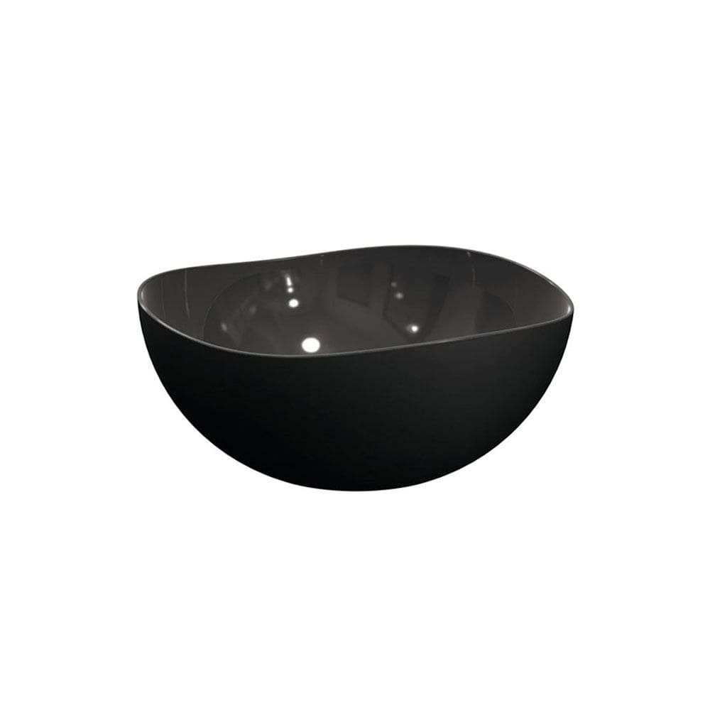 Tigela Bowl Travessa Saladeira Funda Preta 2L