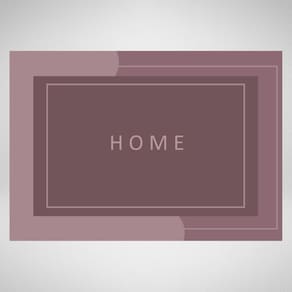 Tapete Porta Entrada Decorativo Antiderrapante 65X45 Home