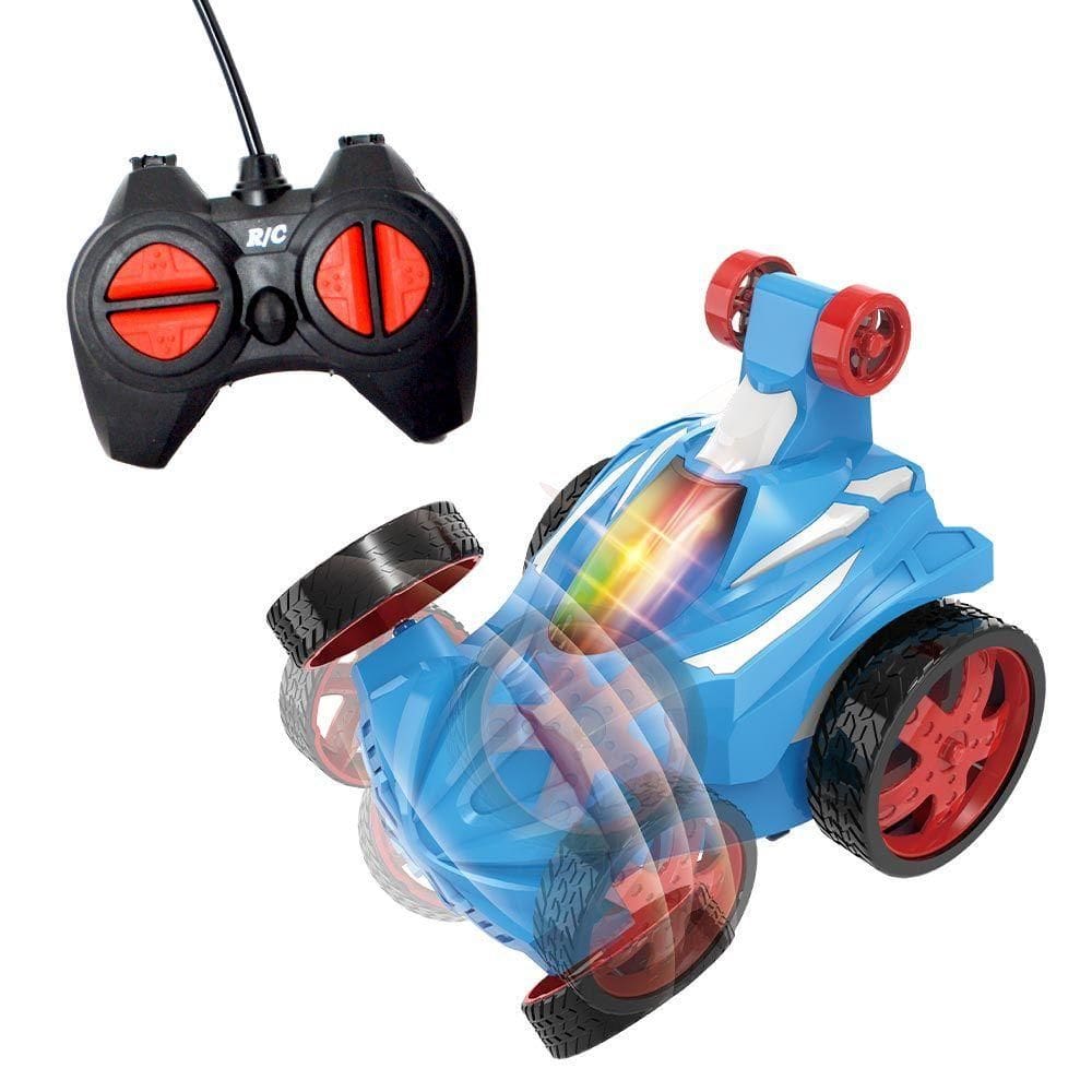 Carro Controle Remoto Crazy Fox Azul/Vermelho - Dm Toys