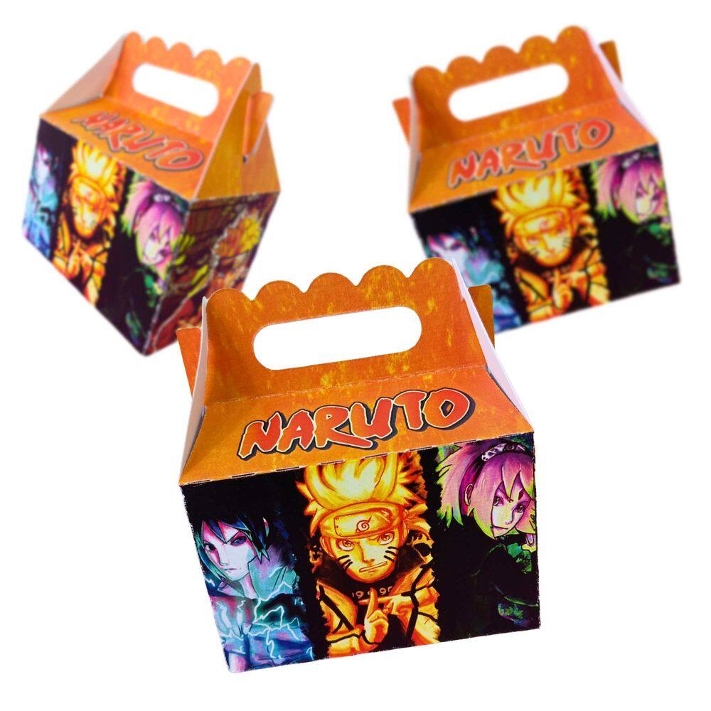 Kit 30 lembrancinhas Decorativas Naruto para Festa Temática