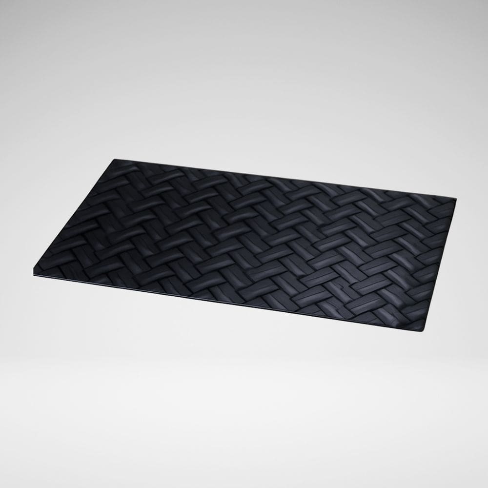 Tapete Capacho Decorativo Para Porta Cozinha 65x45 Trançado