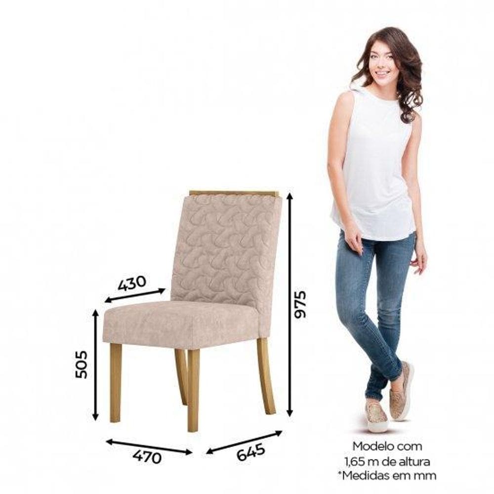 Conjunto 4Cadeiras Adore - Móveis Henn