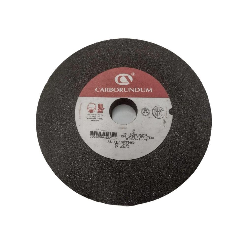 Rebolo Reto Gc 60 203,2 X 19,0 X 31,8 Mm Carborundum K 5