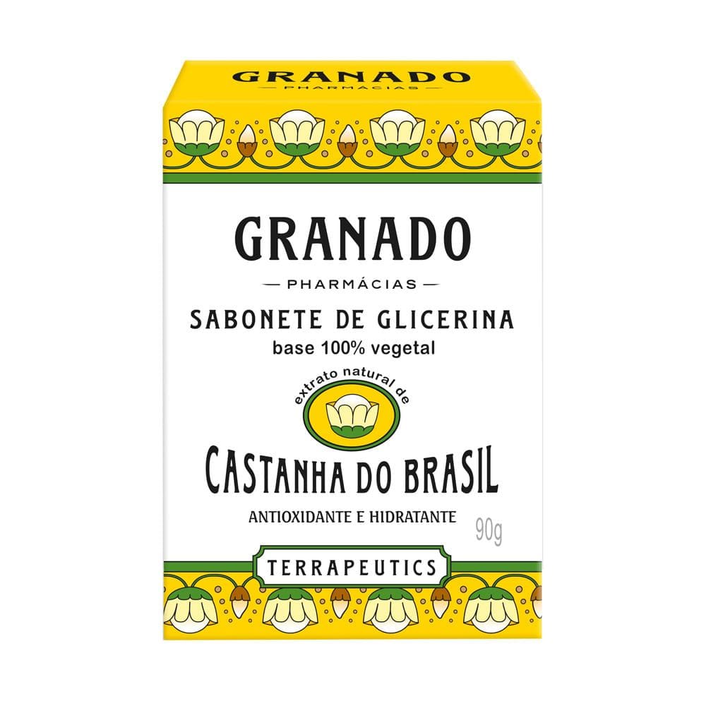 Sabonete em Barra de Glicerina Granado Terrapeutics Castanha do Brasil 90g