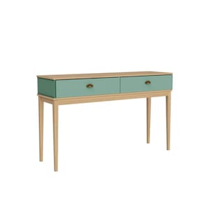 Aparador Colonial com 2 Gavetas Mel Oliva 136x41x83cm MDP MB