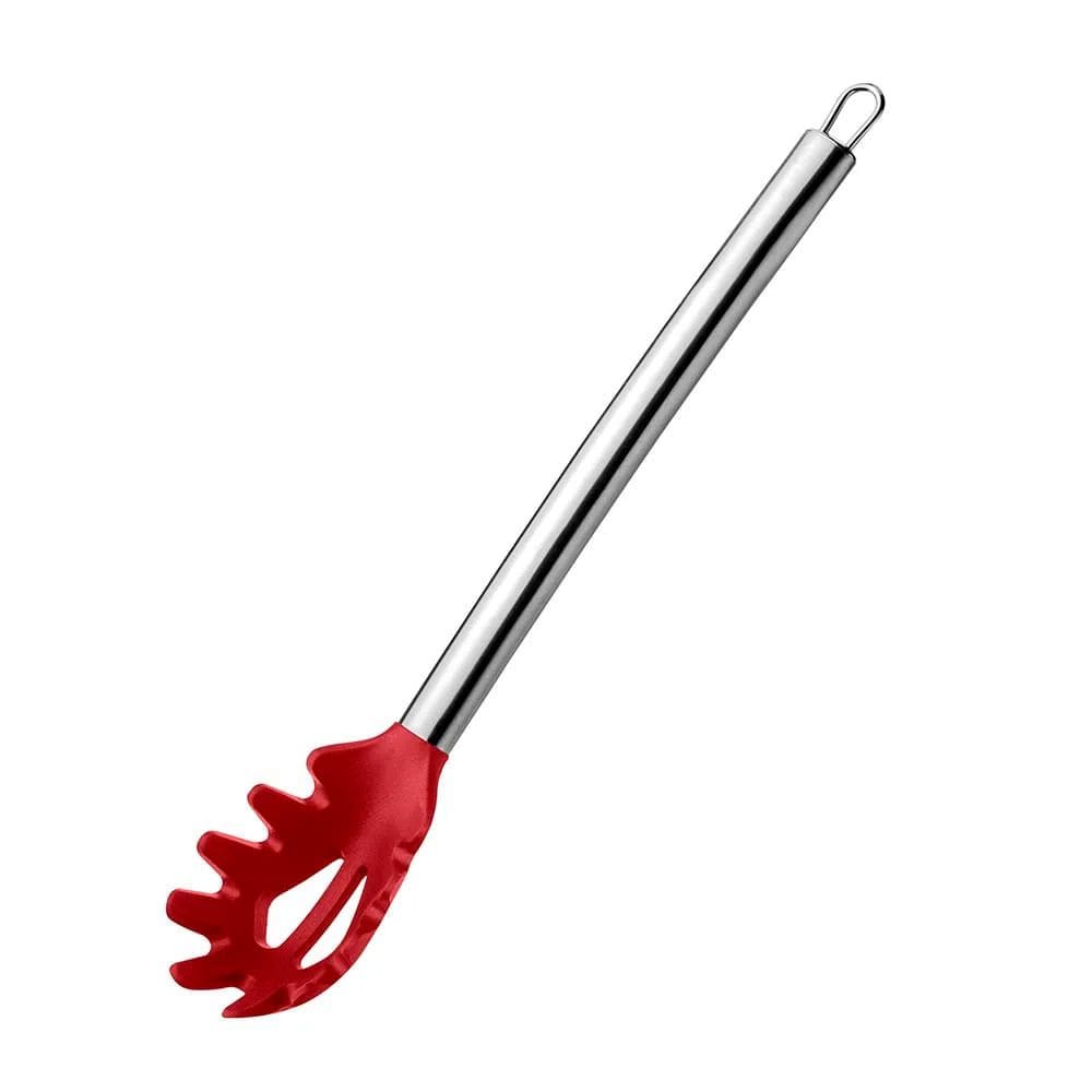 Pegador de Massa Silicone Cabo Inox Vermelho Up Home UD072