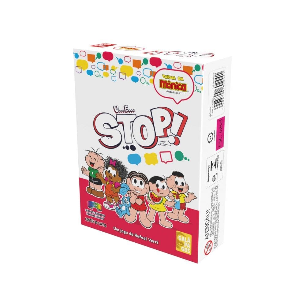 UeStop! Turma da Mônica Jogo de Cartas Galápagos