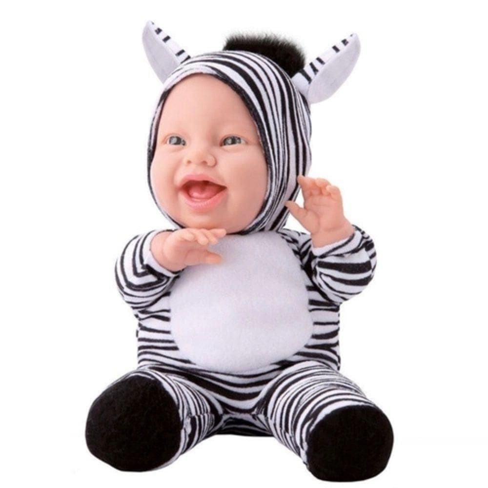Boneca Infantil Baby Babilina Planet Zebra - Bambola