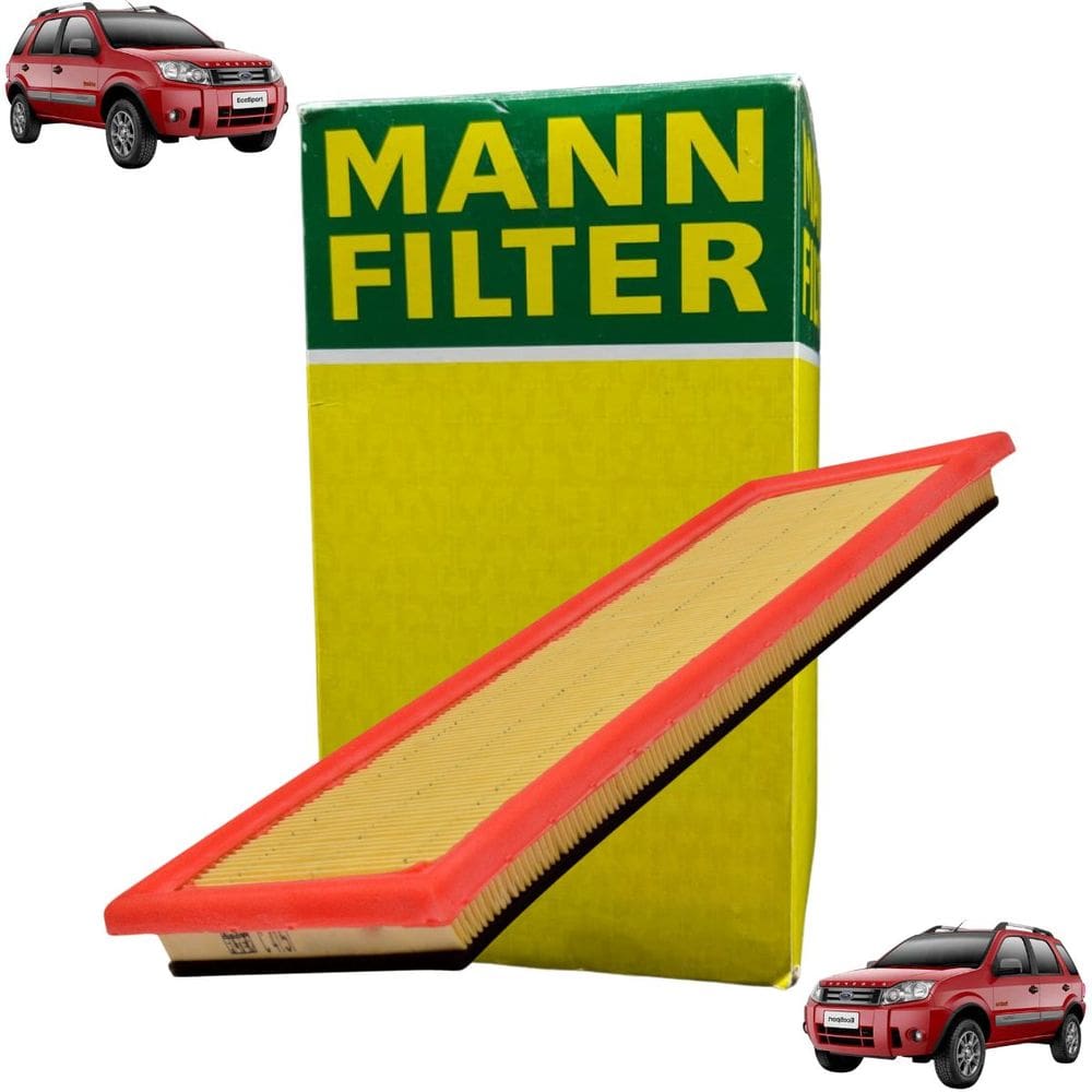 C 4151 - Filtro De Ar - Ecosport 2003 A 2012 / Fiesta 2002 A 2017 / Ka 2007 A 2014 - Mann Filter