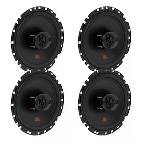 2 Pares Alto falantes JBL Triaxiais 6 Pol FLEX4 55W RMS 6TRFX55 4 Ohms - Preto
