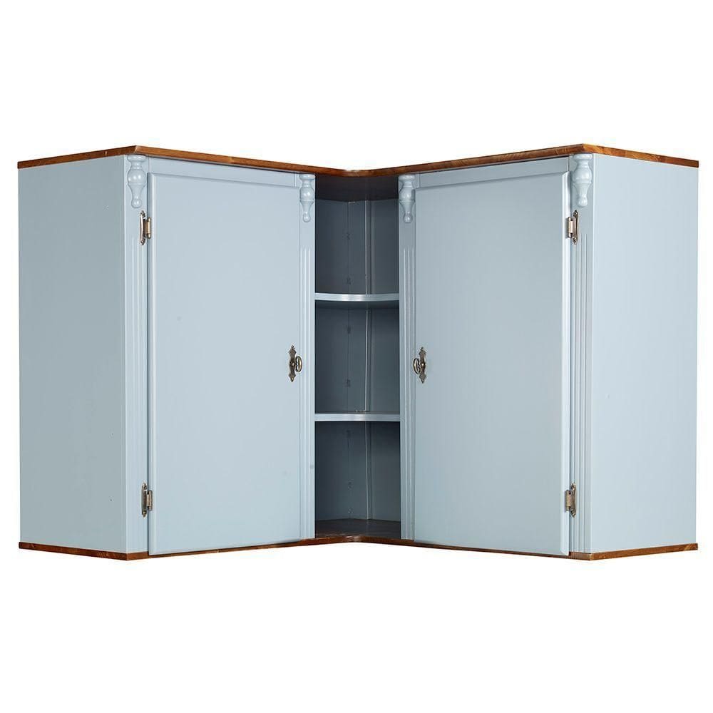 Aéreo De Canto 2 Portas Copenhagen - 5075 Cor Laca - Azul Bebê