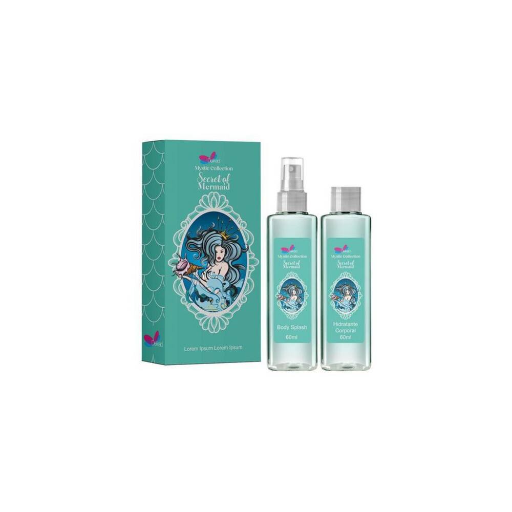 Kit Deo Colonia + Hidratante Secret Of Mermaid Delikad 60Ml