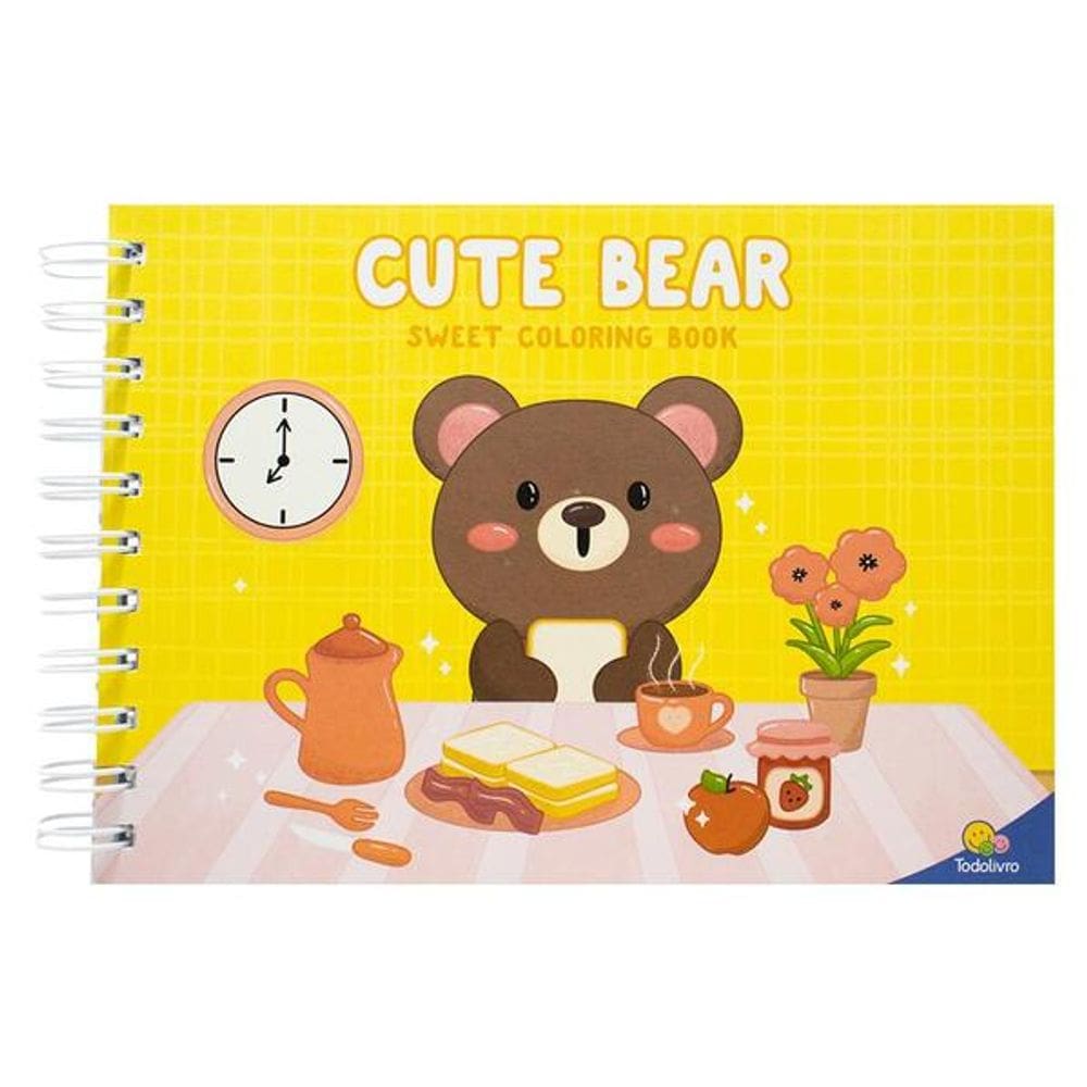Sweet Coloring Book: Cute Bear