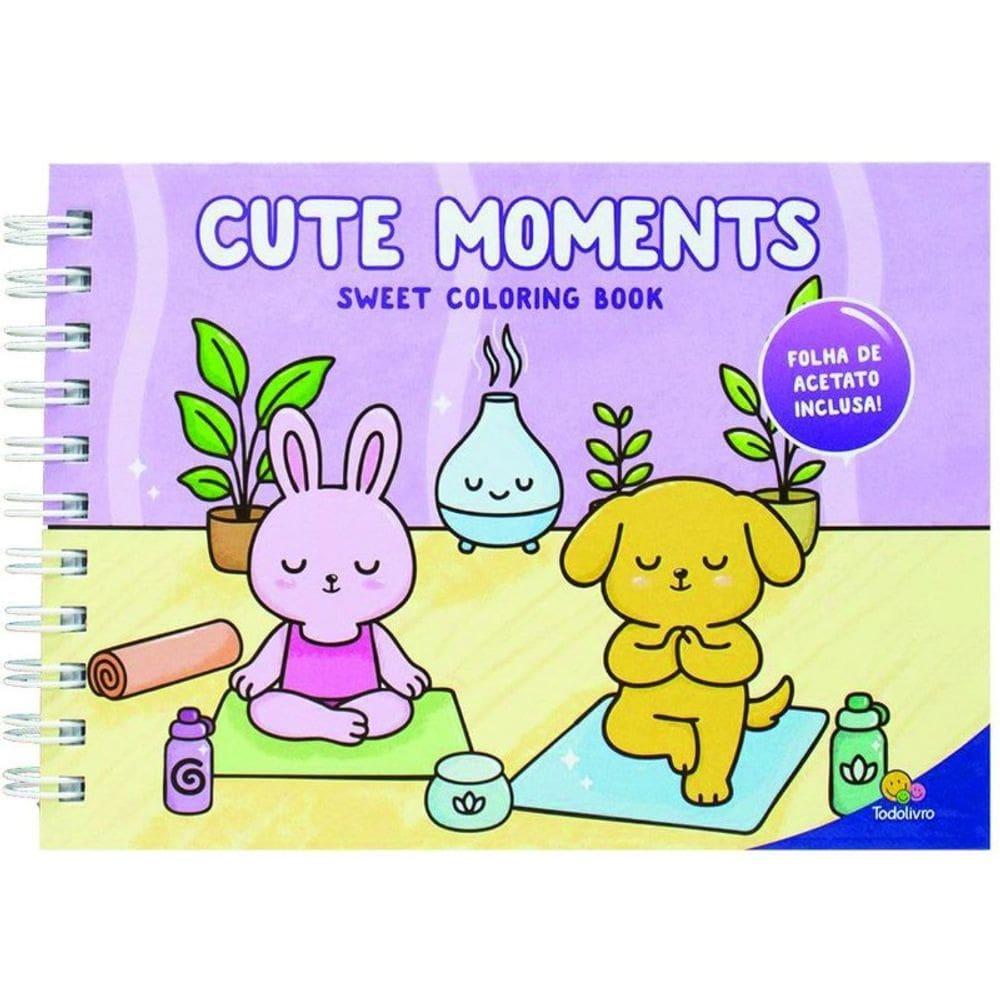 Sweet Coloring Book: Cute Moments